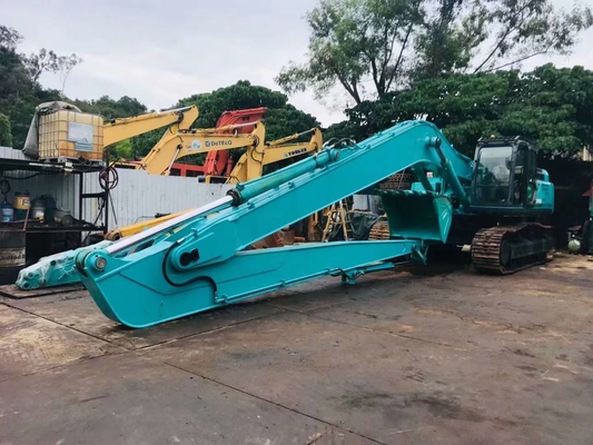 बाल्टी और सिलेंडर के साथ SK200 Kobelco अटैचमेंट लॉन्ग रीच एक्सकेवेटर बूम स्टिक