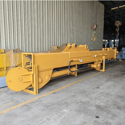 एक्सावेटर तीन खंड टेलीस्कोपिक आर्म