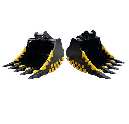 उच्च क्षमता और भारी-कर्तव्य शक्ति उत्खनन पत्थर बाल्टी भारी-कर्तव्य पत्थर बाल्टी पत्थर बाल्टी पृथ्वी चलाने मशीनरी के लिए