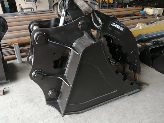 PC120 ZX130 SH150 के लिए टिकाऊ और पहनने के लिए प्रतिरोधी खुदाई करने वाला अंगूठा बाल्टी 0.6cbm