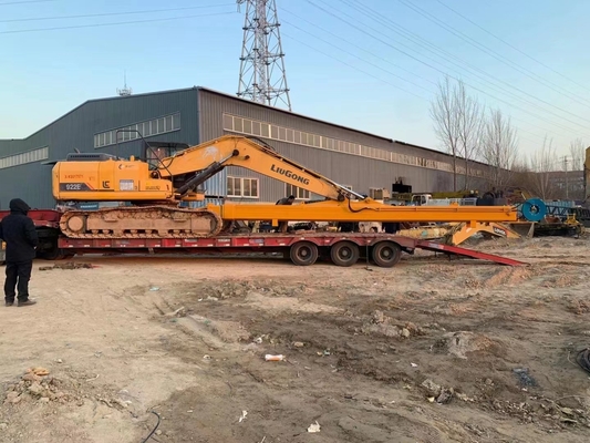 KOBELCO SK200 के लिए खुदाई टेलीस्कोपिक बूम 15 मीटर HG785 Q355B सामग्री