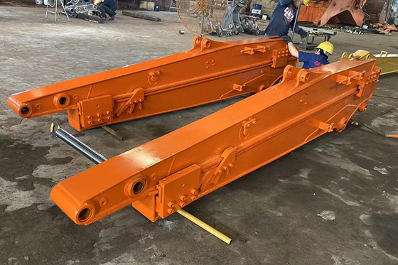 Q355B 12M लंबाई 0.5cbm बाल्टी क्षमता के साथ चित्रित खुदाई स्लाइडिंग हाथ स्लाइडिंग विस्तार रास्ता