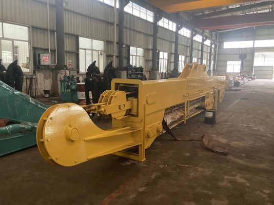 Clamshell दूरबीन बांह लंबी पहुंच बूम 20 मीटर 25 मीटर 30 मीटर के लिए बिल्ली Hitachi Komatsu
