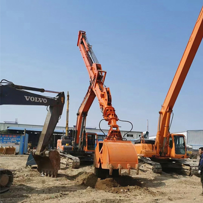 एंटीवायर 20-50ton एक्सकेवेटर टेलीस्कोपिक बूम थ्री सेगमेंट 25m 30m 32m CAT SY PC ZX