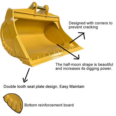 लंबे जीवन काल बिल्ली कोमात्सु हिताची खुदाई करनेवाला कीचड़ बाल्टी