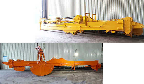 एंटीवायर 20-50ton एक्सकेवेटर टेलीस्कोपिक बूम थ्री सेगमेंट 25m 30m 32m CAT SY PC ZX