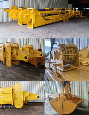 एंटीवायर 20-50ton एक्सकेवेटर टेलीस्कोपिक बूम थ्री सेगमेंट 25m 30m 32m CAT SY PC ZX