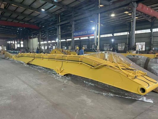 CAT349 22m Q355B उत्खनन ढेर ड्राइविंग आर्म आकार आर्म खोलने कोण लगभग 160 °