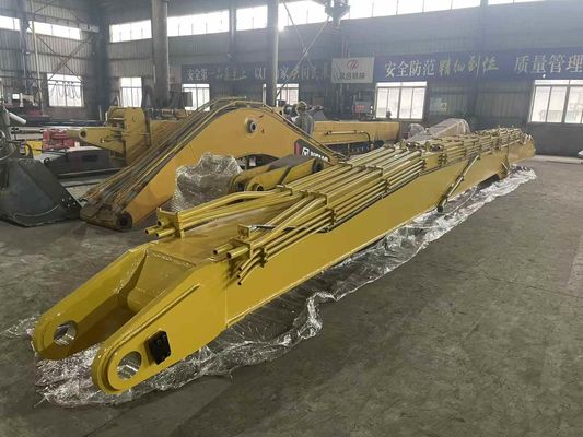 CAT349 22m Q355B उत्खनन ढेर ड्राइविंग आर्म आकार आर्म खोलने कोण लगभग 160 °