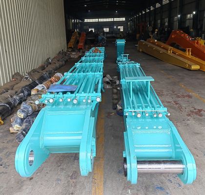 निर्माण मशीनरी भागों के लिए अनुकूलित उच्च पहुंच हाथ विध्वंस बूम 18M 20M 24M 26M 28M 30M खुदाई उच्च पहुंच 325 PC200 ZX200
