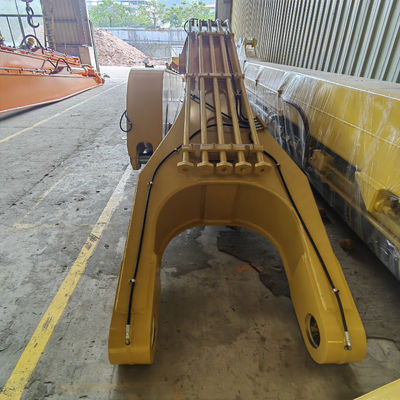 खुदाई मशीन लंबी दूरी के लिए बूम और हाथ CAT390 24 मीटर उच्च समग्र गुणवत्ता और बेहतर सटीकता