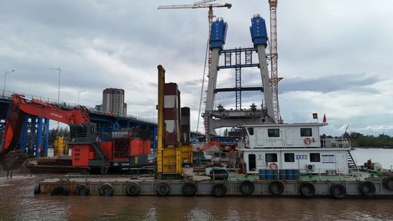 CAT KOBELCO Hitachi के लिए बाल्टी और सिलेंडर के साथ लंबी बांह खुदाई बांह