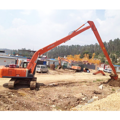 सीएटी 50-55ton खुदाई लंबी पहुंच बूम एंटीरस्ट 26 मीटर 0.8 सीबीएम बाल्टी के साथ