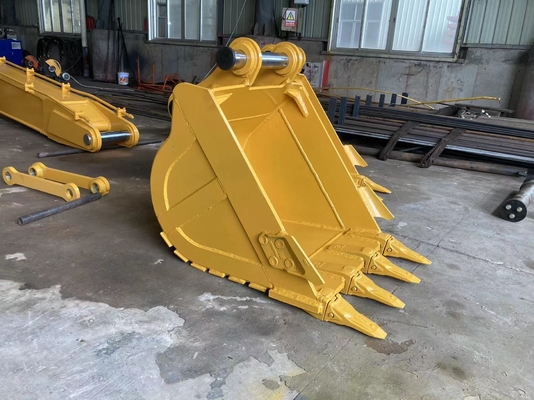 PC140 CAT314 व्हील लोडर बाल्टी 0.65cbm Q355B हार्डॉक्स 500 सामग्री: