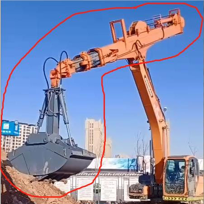 एंटीवायर 20-50ton एक्सकेवेटर टेलीस्कोपिक बूम थ्री सेगमेंट 25m 30m 32m CAT SY PC ZX