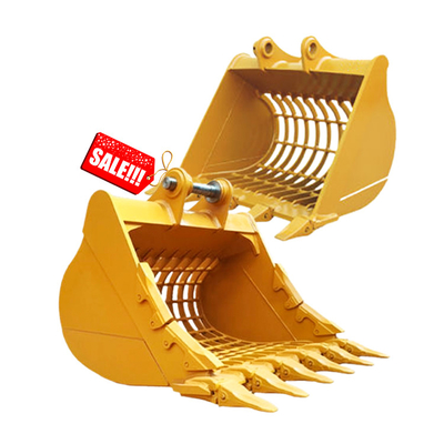 CAT312 PC130 खुदाई करने वाला कंकाल बाल्टी, टिकाऊ 12 20ton बेकहो अटैचमेंट
