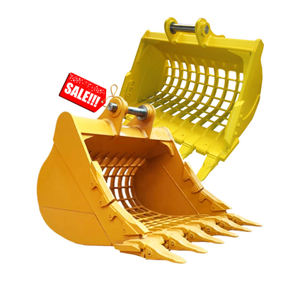 ZX200 CAT349 खुदाई स्क्रीनिंग बाल्टी, टिकाऊ खुदाई कंकाल बाल्टी ODM OEM