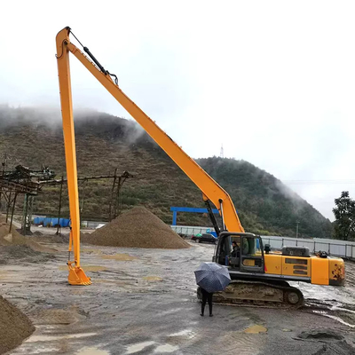 कोबेल्को अटैचमेंट्स लॉन्ग रीच एक्सकेवेटर बूम स्टिक बाल्टी और सिलेंडर के साथ