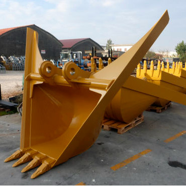 Cat330 Zx200 Pc220 के लिए 1-2.4cbm खुदाई V खाई बाल्टी