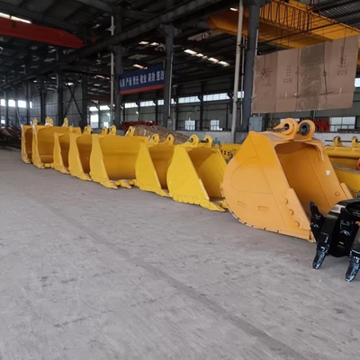 सीई हुंडई एक्सकेवेटर बाल्टी, Q355B MN400 Hardox500 एक्सकेवेटर एक्सकेवेटर के लिए रॉक बाल्टी