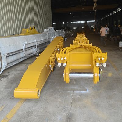 एक्सकेवेटर घुड़सवार पाइल ड्राइवर मशीन के साथ आर्म पाइल ड्राइविंग बूम कोर घटकों असर