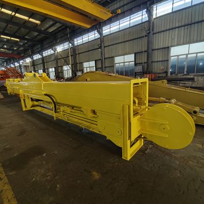 तीन स्टेज टेलीस्कोपिक आर्म एक्सकेवेटर लॉन्ग रीच बूम और आर्म एक्सटेंशन लॉन्ग रीच बूम आर्म SH370 एक्सकेवेटर के लिए